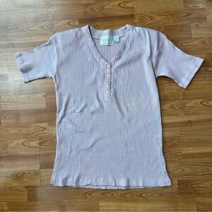 4/$15 Reitmans pink t-shirt ribbed top